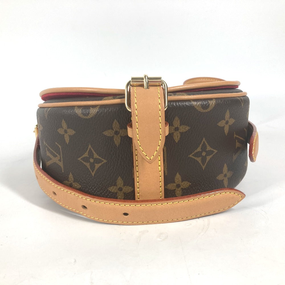 Louis Vuitton Shoulder Bag M44860 Monogram Canvas Brown Monogram Tamburan Women Used Authentic