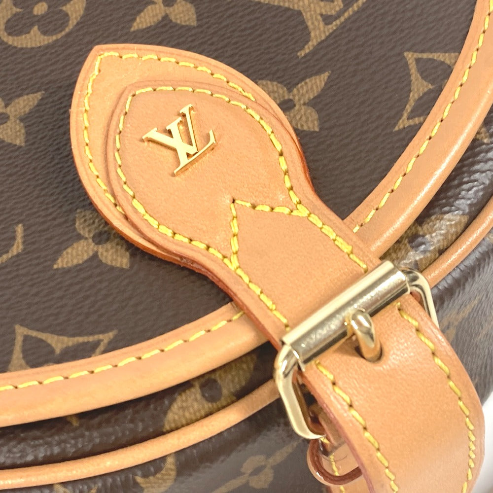 Louis Vuitton Shoulder Bag M44860 Monogram Canvas Brown Monogram Tamburan Women Used Authentic