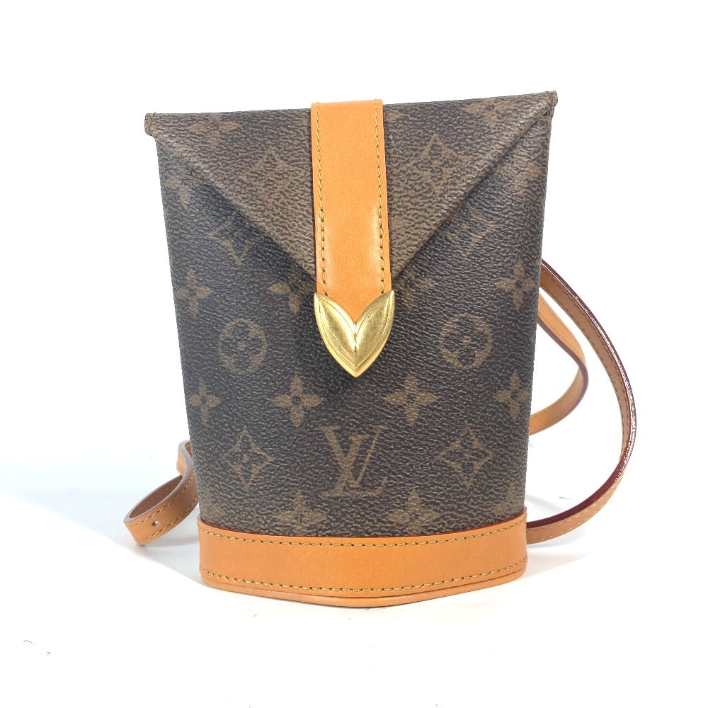 Louis Vuitton Shoulder Bag M11629 Canvas , Monogram Dust Canvas Brown Monogram Dust Envelope Pouch Mens Used Authentic