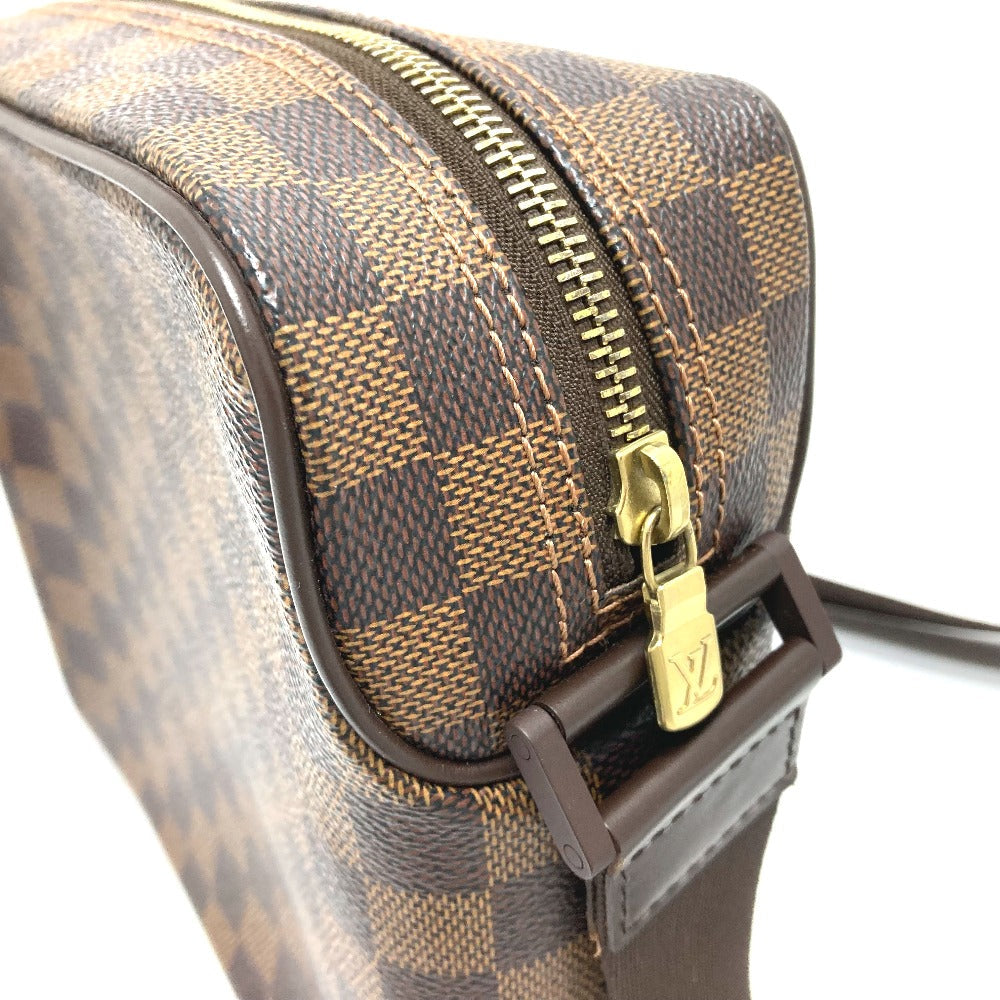 Louis Vuitton Shoulder Bag N41442 Damier Canvas Brown Damier Olaf Pm Unisex(unisex) Used Authentic