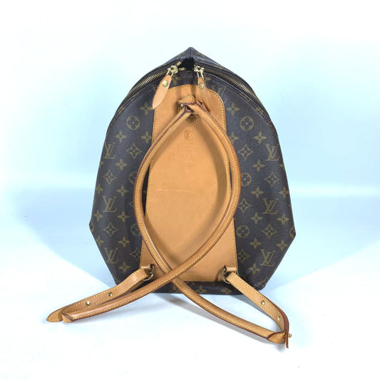 Louis Vuitton Backpack M99030 Monogram Canvas Brown Monogram 100th Anniversary Sybilla Design Shopping In The Rain Mens Used Authentic