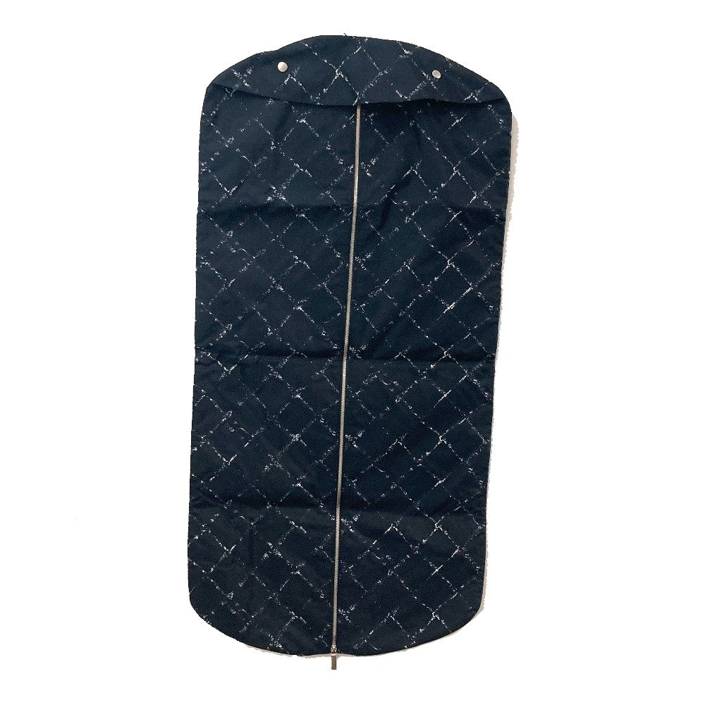 Chanel Garment Bag Nylon Black Travel Line