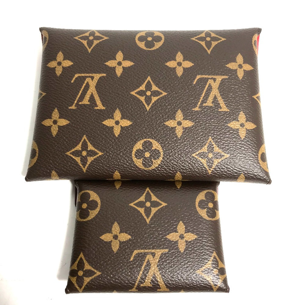 Louis Vuitton Clutch Bag M62034 Monogram Canvas Brown Monogram 3 Piece Set Pochette Kirigami Women Secondhand Authentic