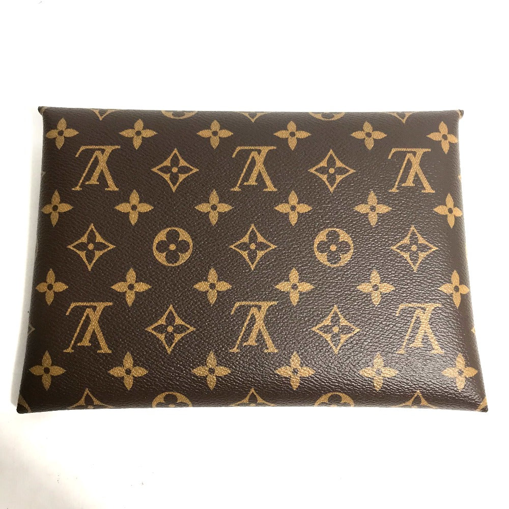 Louis Vuitton Clutch Bag M62034 Monogram Canvas Brown Monogram 3 Piece Set Pochette Kirigami Women Secondhand Authentic