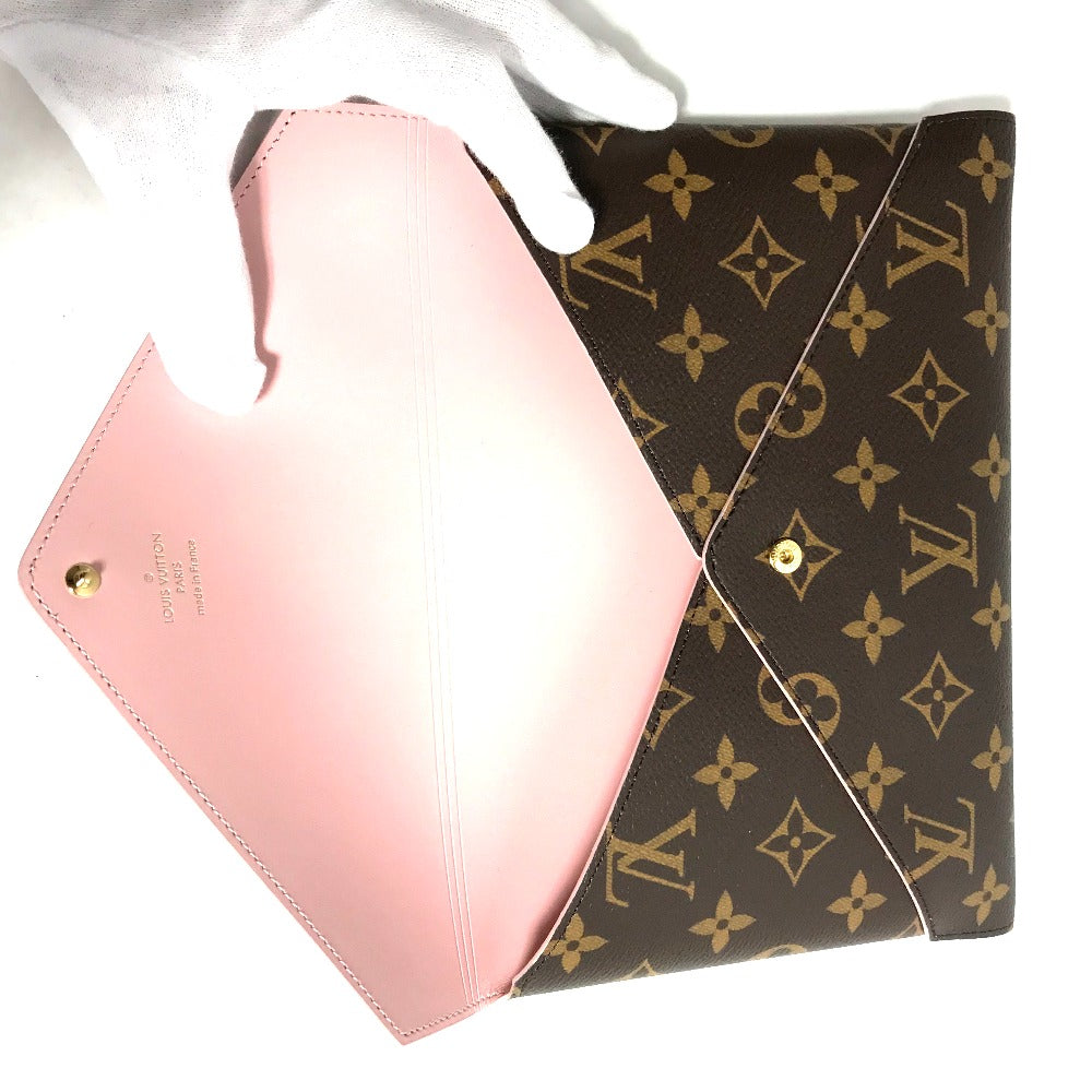 Louis Vuitton Clutch Bag M62034 Monogram Canvas Brown Monogram 3 Piece Set Pochette Kirigami Women Secondhand Authentic