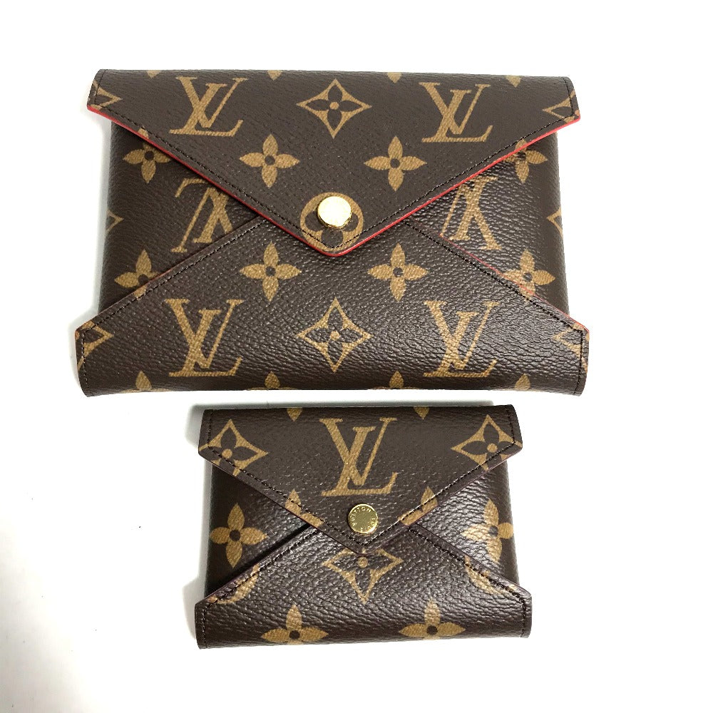 Louis Vuitton Clutch Bag M62034 Monogram Canvas Brown Monogram 3 Piece Set Pochette Kirigami Women Secondhand Authentic