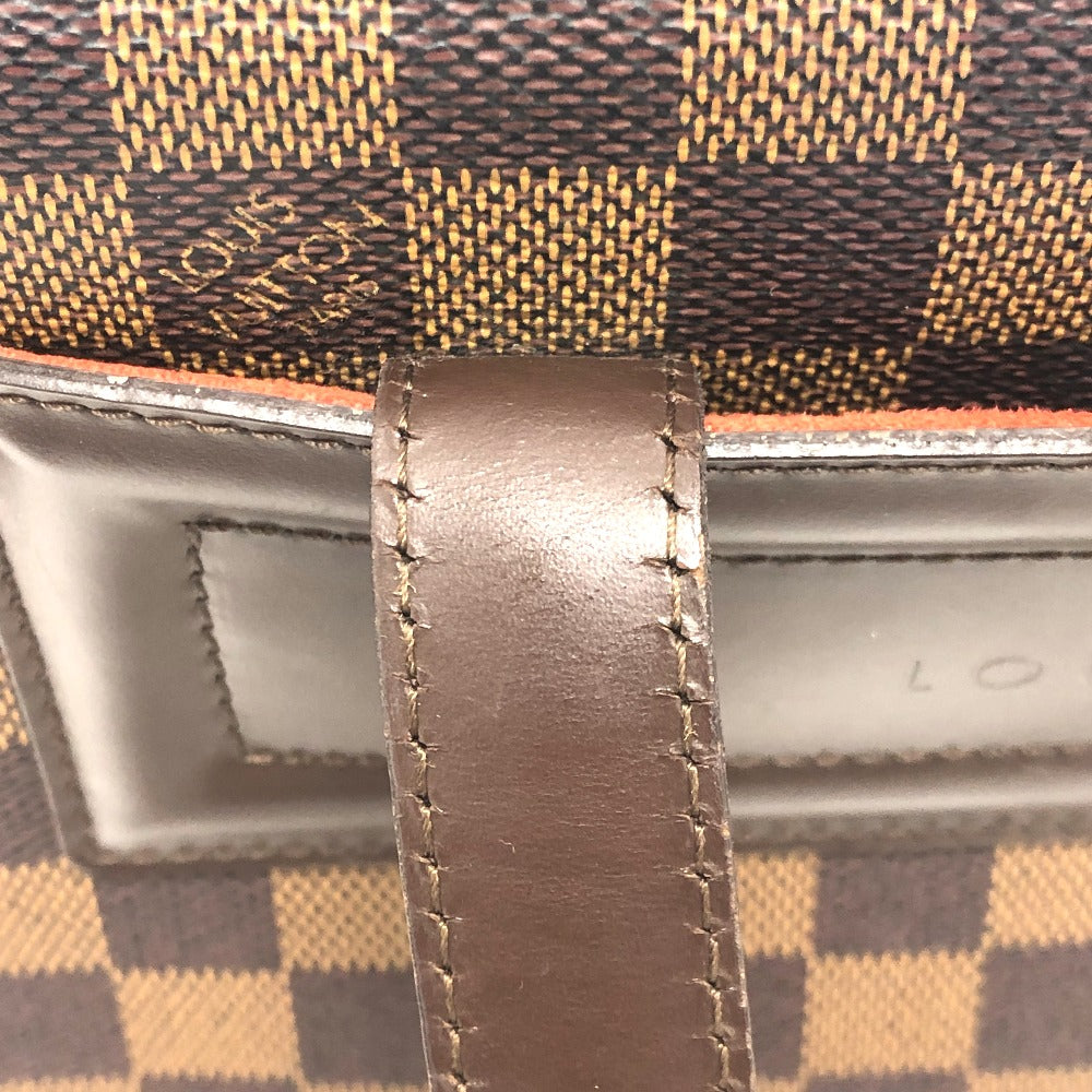 Louis Vuitton Tote Bag N51123 Damier Canvas Brown Damier Parioli Pm Women Used Authentic