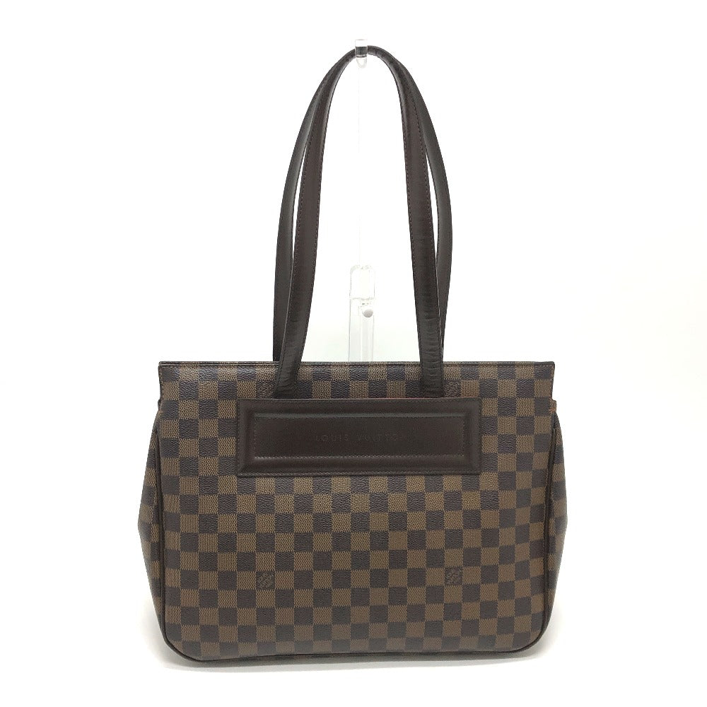 Louis Vuitton Tote Bag N51123 Damier Canvas Brown Damier Parioli Pm Women Used Authentic