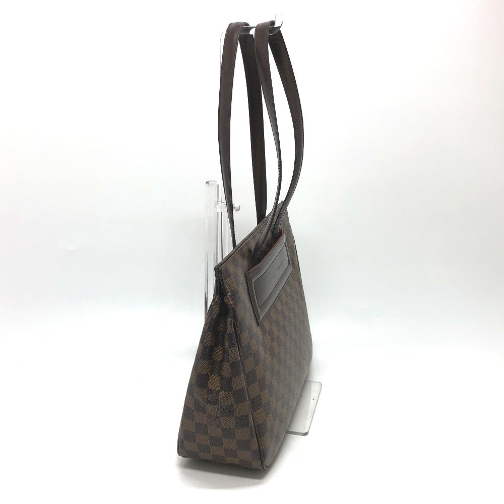 Louis Vuitton Tote Bag N51123 Damier Canvas Brown Damier Parioli Pm Women Used Authentic