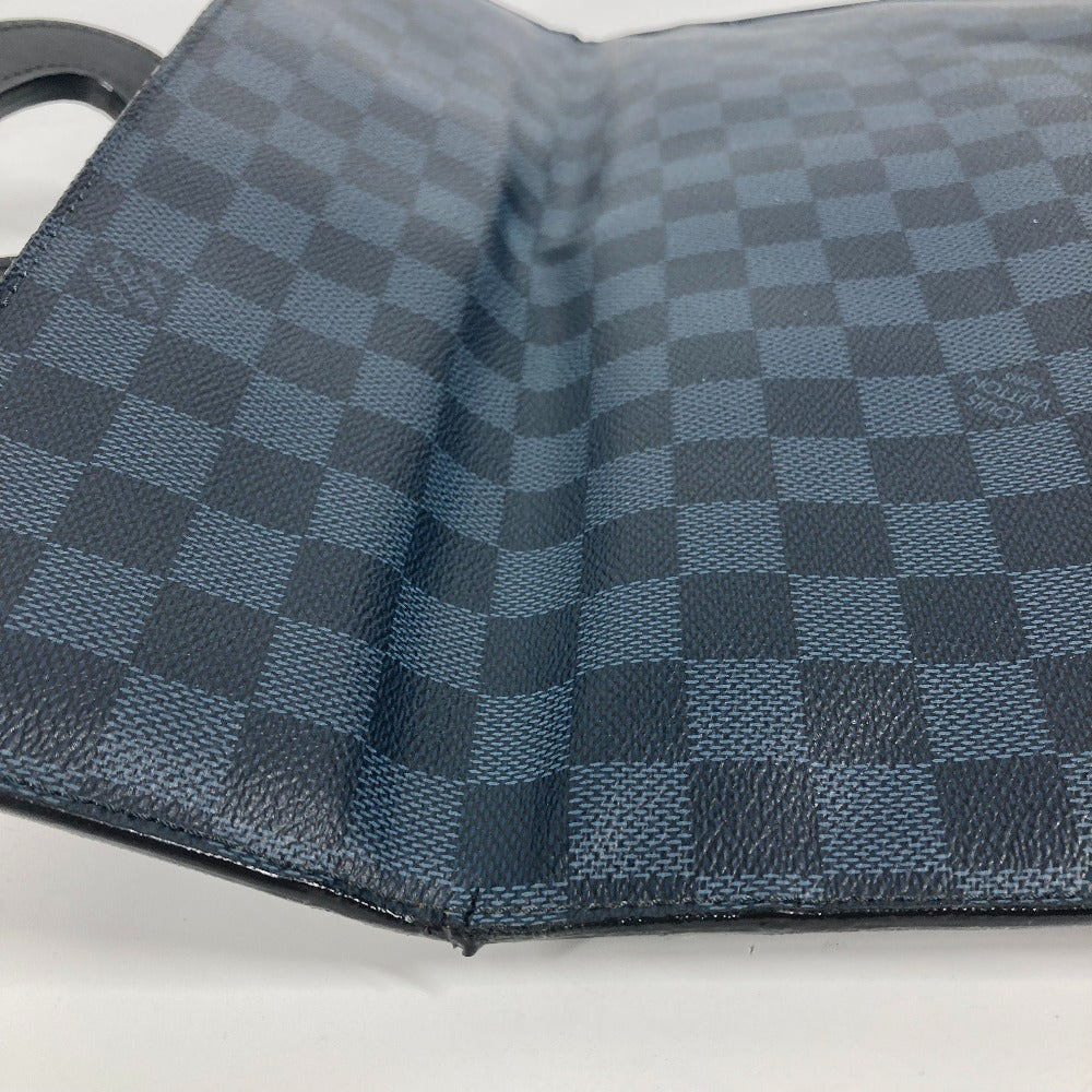 Louis Vuitton Clutch Bag N51101 Damier Cobalt Canvas Navy Damier Cobalt Portfolio Mens Used Authentic