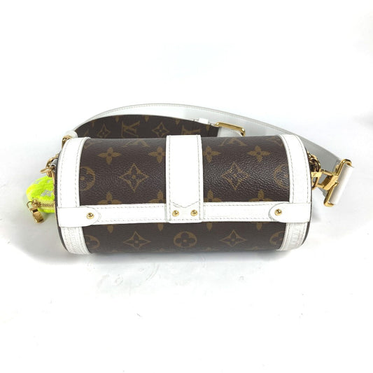 Louis Vuitton Shoulder Bag M81485 Monogram Canvas Brown Monogram Papillon Trunk