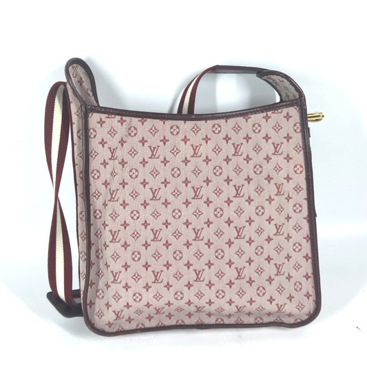 Louis Vuitton Shoulder Bag M92321 Monogram Mini Canvas Red Monogram Mini Buzas Marie Kate Women Used Authentic