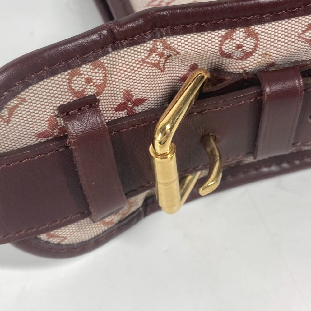 Louis Vuitton Shoulder Bag M92321 Monogram Mini Canvas Red Monogram Mini Buzas Marie Kate Women Used Authentic