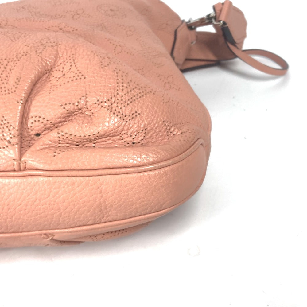 Louis Vuitton Shoulder Bag M94276 Monogram Mahina Leather Pink Monogram Mahina Serene Pm Women Used Authentic