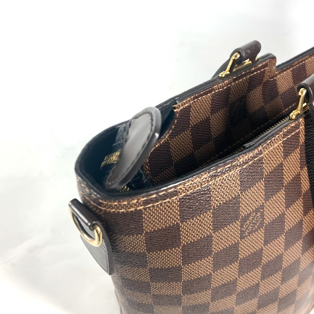 Louis Vuitton Shoulder Bag N44023 Damier Canvas, Leather Brown Damier Jersey Women Used Authentic