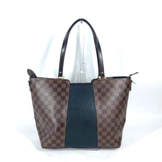 Louis Vuitton Shoulder Bag N44023 Damier Canvas, Leather Brown Damier Jersey Women Used Authentic