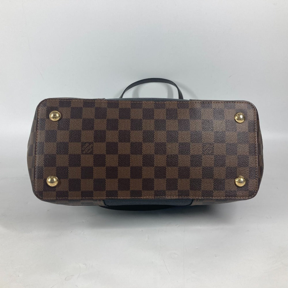 Louis Vuitton Shoulder Bag N44023 Damier Canvas, Leather Brown Damier Jersey Women Used Authentic