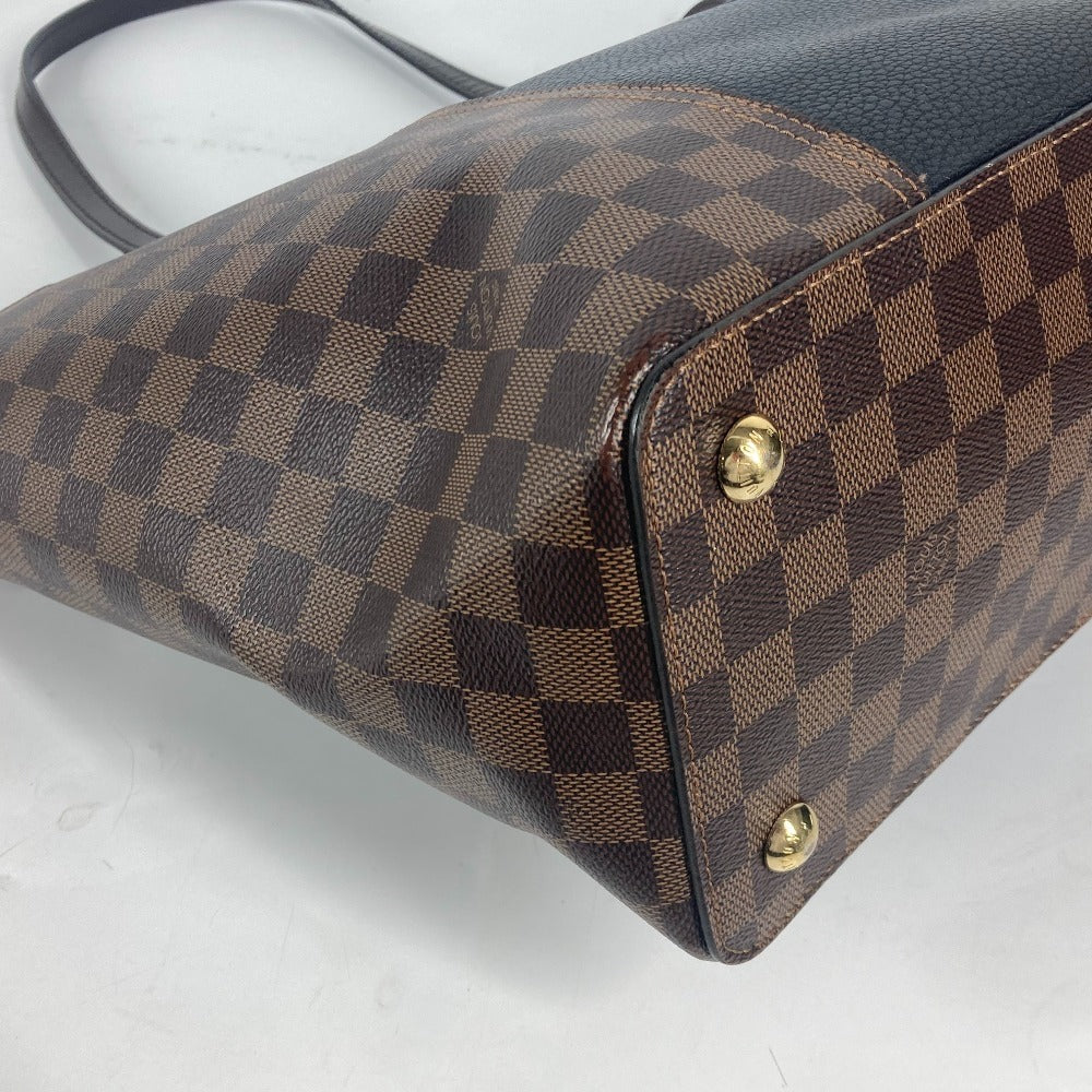 Louis Vuitton Shoulder Bag N44023 Damier Canvas, Leather Brown Damier Jersey Women Used Authentic