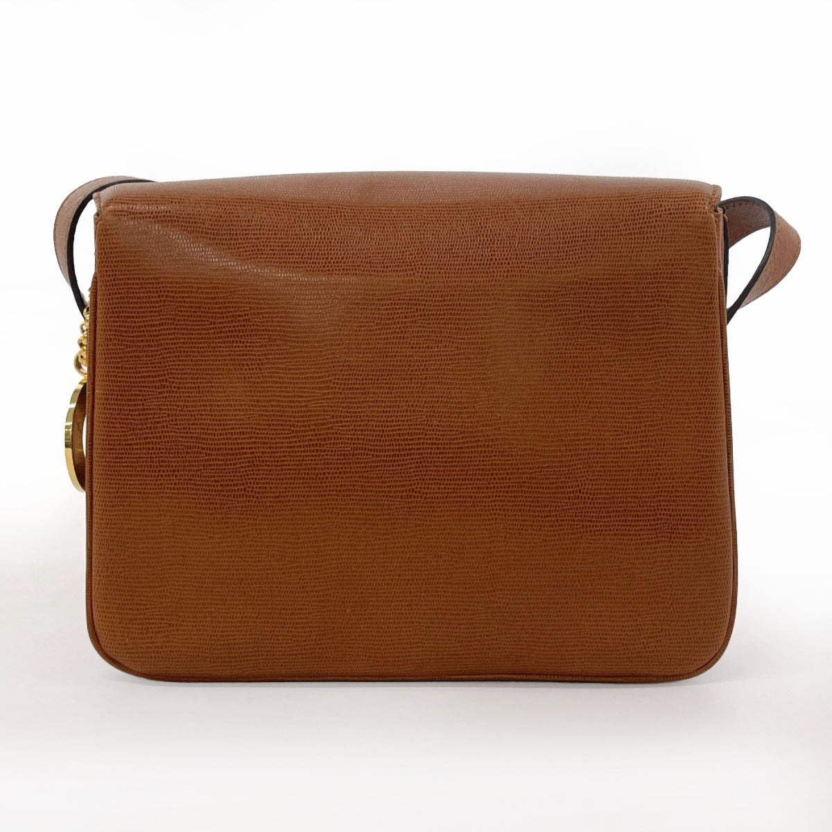 Celine Shoulder Bag Leather Brown