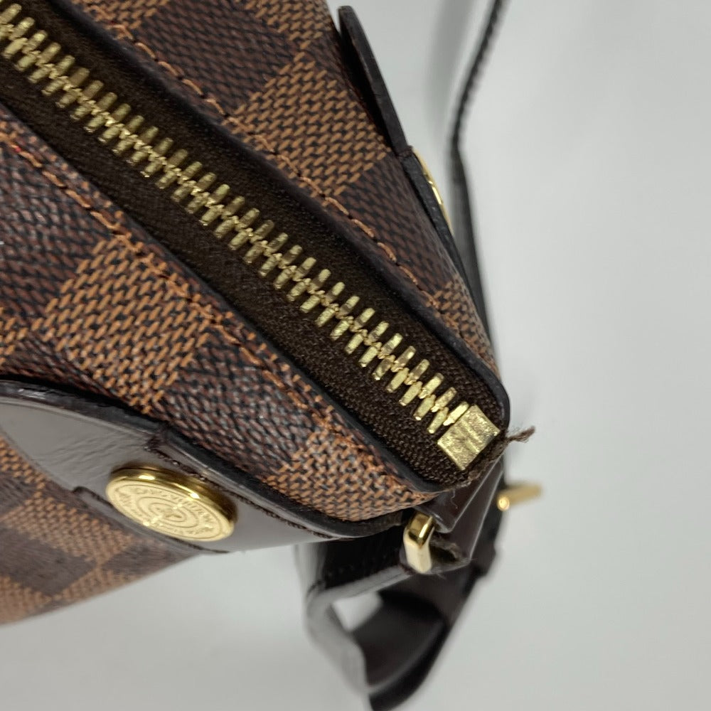 Louis Vuitton Shoulder Bag N41425 Damier Canvas Brown Damier Duomo Women Used Authentic