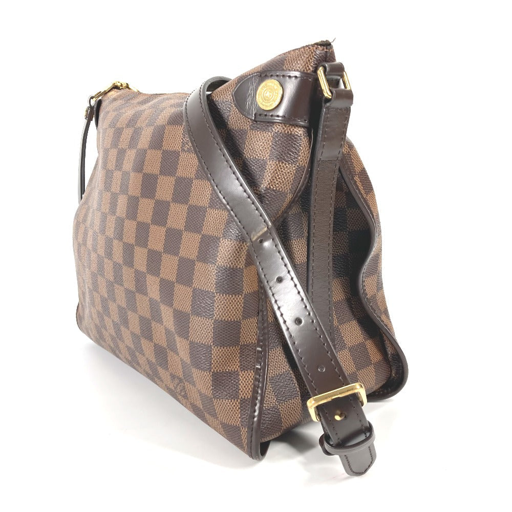 Louis Vuitton Shoulder Bag N41425 Damier Canvas Brown Damier Duomo Women Used Authentic