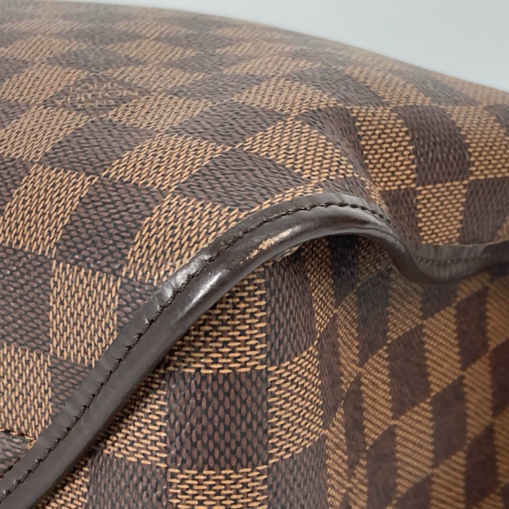 Louis Vuitton Shoulder Bag N41425 Damier Canvas Brown Damier Duomo Women Used Authentic