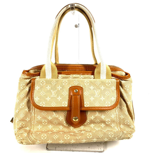 Louis Vuitton Tote Bag M92505 Monogram Mini Canvas Beige Monogram Mini Sack Marie Kate Women Used Authentic