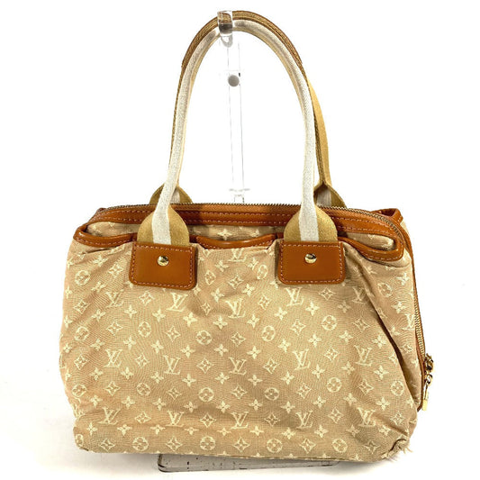 Louis Vuitton Tote Bag M92505 Monogram Mini Canvas Beige Monogram Mini Sack Marie Kate Women Used Authentic