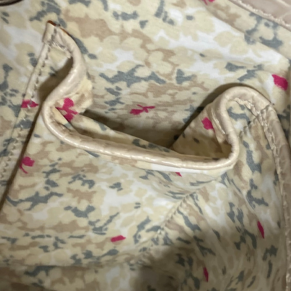 Gucci Tote Bag 114595 Gg Supreme Canvas, Leather Beige Gg Supreme Logo Unisex(unisex) Used Authentic