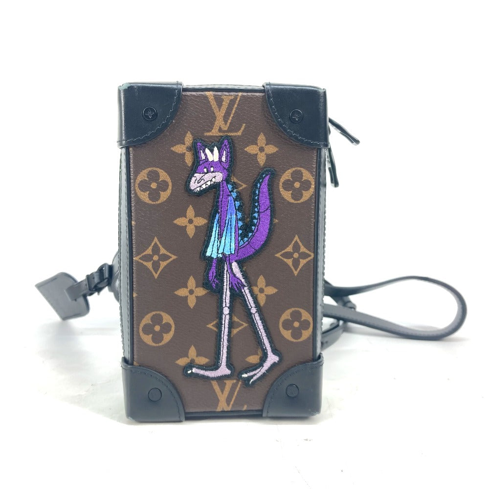 Louis Vuitton Shoulder Bag M80144 Monogram Canvas Brown Monogram Soft Trunk Phone Box Unisex(unisex) Used Authentic