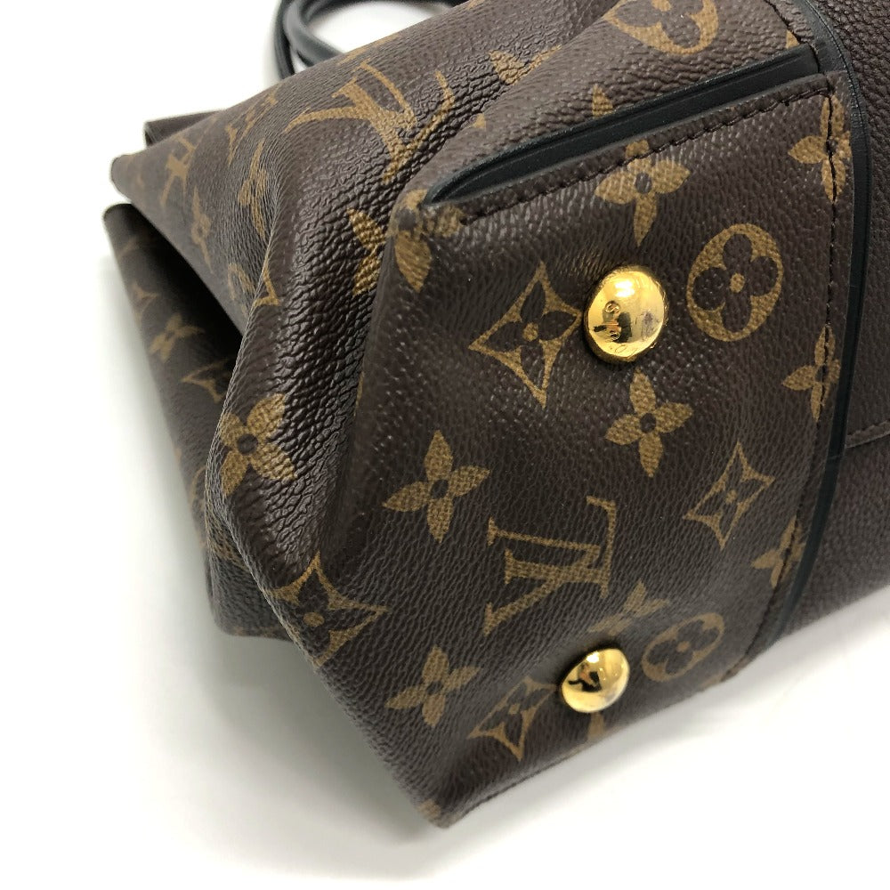 Louis Vuitton Handbag M41061 Monogram Canvas, Cuir Orfevre Leather Brown Monogram Tote W Pm