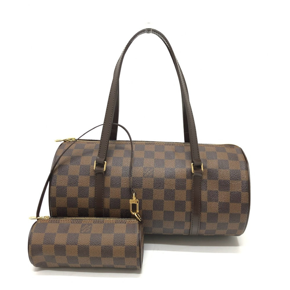 Louis Vuitton Handbag N51303 Damier Canvas Brown Damier Papillon 30 Women Used Authentic