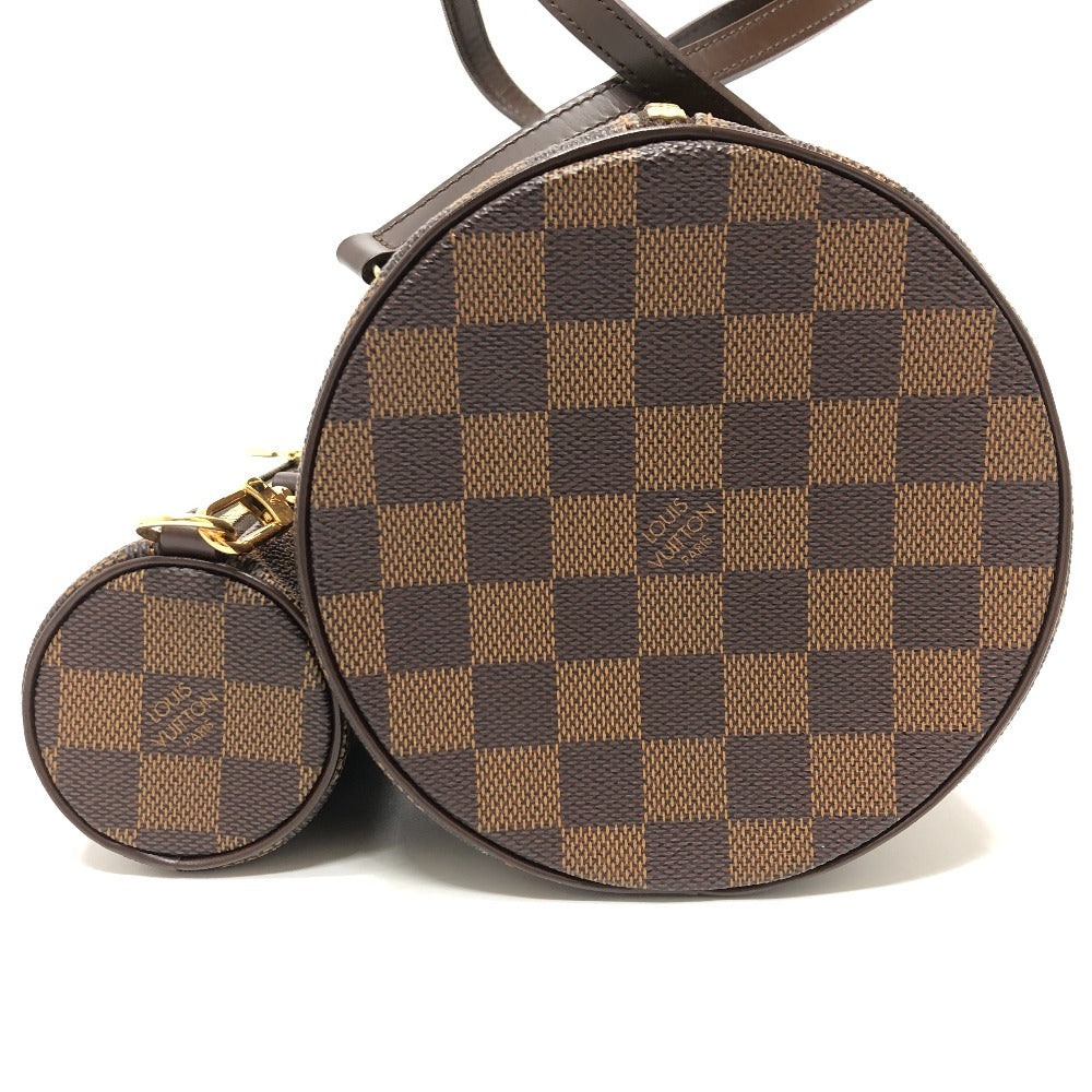 Louis Vuitton Handbag N51303 Damier Canvas Brown Damier Papillon 30 Women Used Authentic