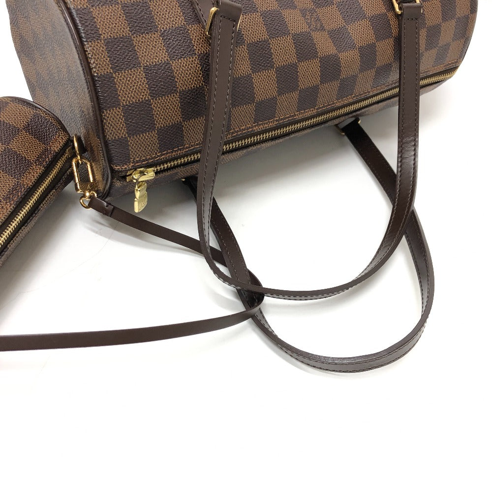 Louis Vuitton Handbag N51303 Damier Canvas Brown Damier Papillon 30 Women Used Authentic