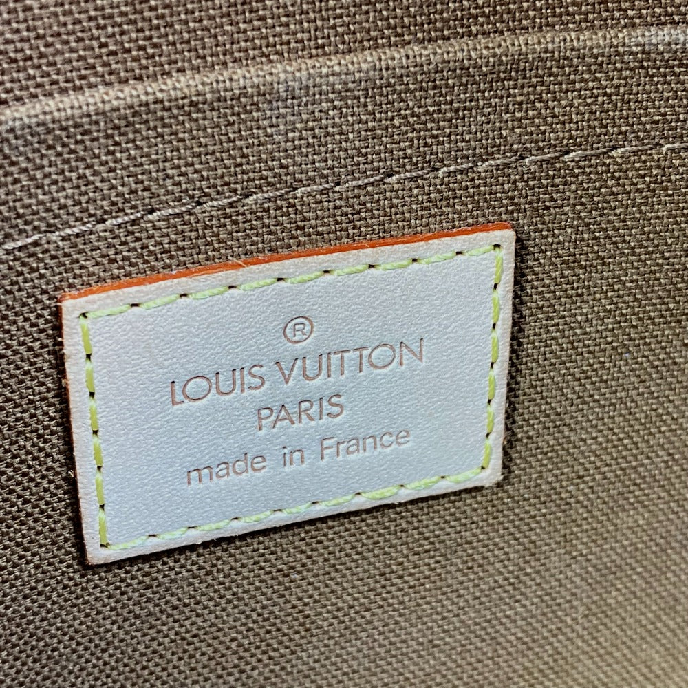 Louis Vuitton Waist Bag M51159 Monogram Canvas Brown Monogram Pochette Marrell Women Used Authentic