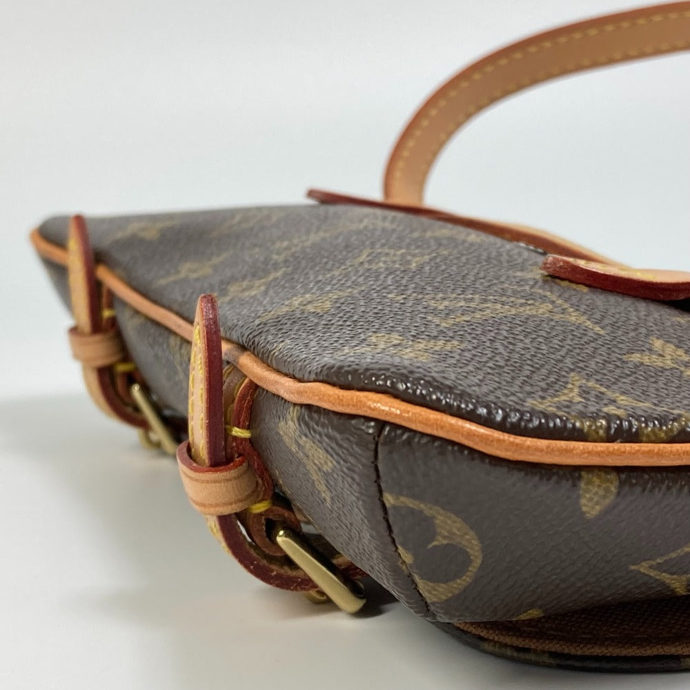 Louis Vuitton Waist Bag M51159 Monogram Canvas Brown Monogram Pochette Marrell Women Used Authentic