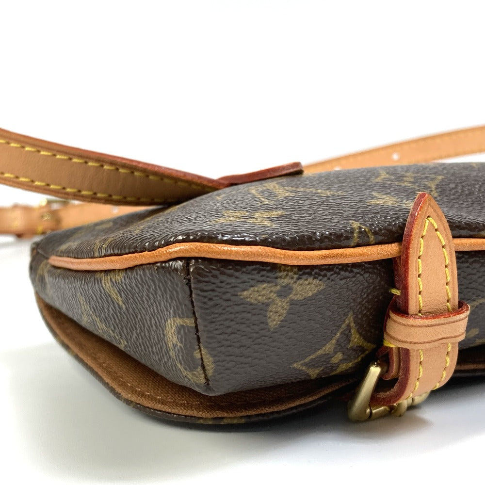 Louis Vuitton Waist Bag M51159 Monogram Canvas Brown Monogram Pochette Marrell Women Used Authentic