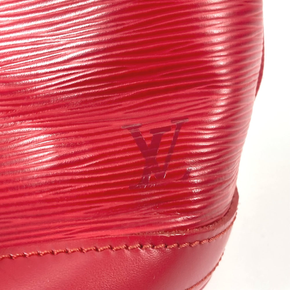 Louis Vuitton Shoulder Bag M5899 E Epi Leather Red Epi Petit Bucket Pm Women Used Authentic