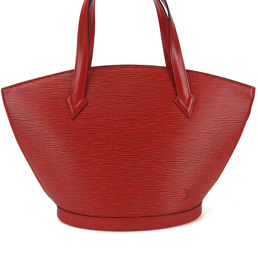 Louis Vuitton Tote Bag M52277 Epi Leather Red Sun Jack Women Used Authentic