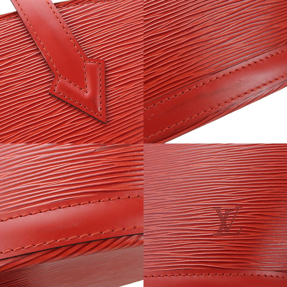 Louis Vuitton Tote Bag M52277 Epi Leather Red Sun Jack Women Used Authentic