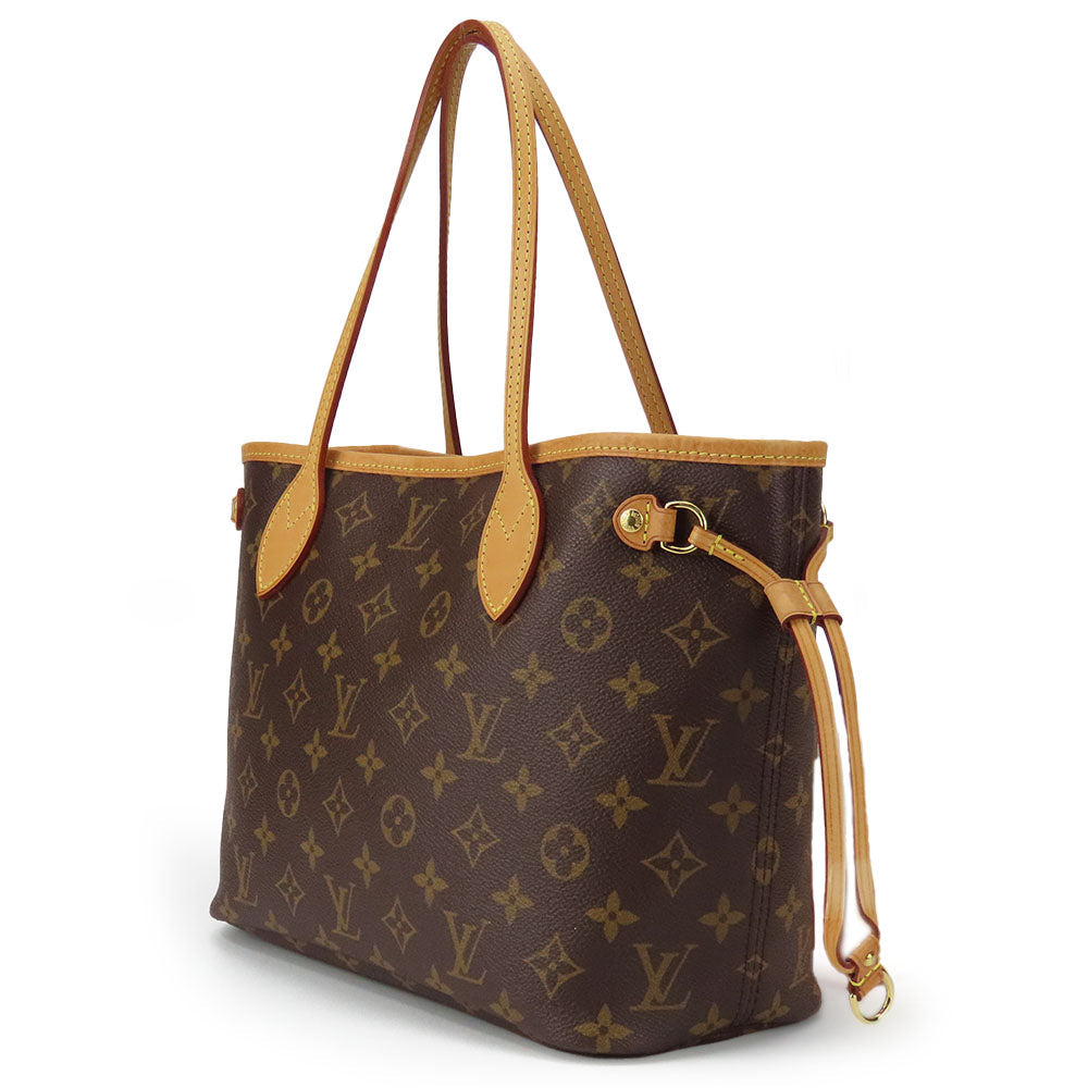 Louis Vuitton Tote Bag M41245 Monogram Brown Neverfull Pm Women Used Authentic