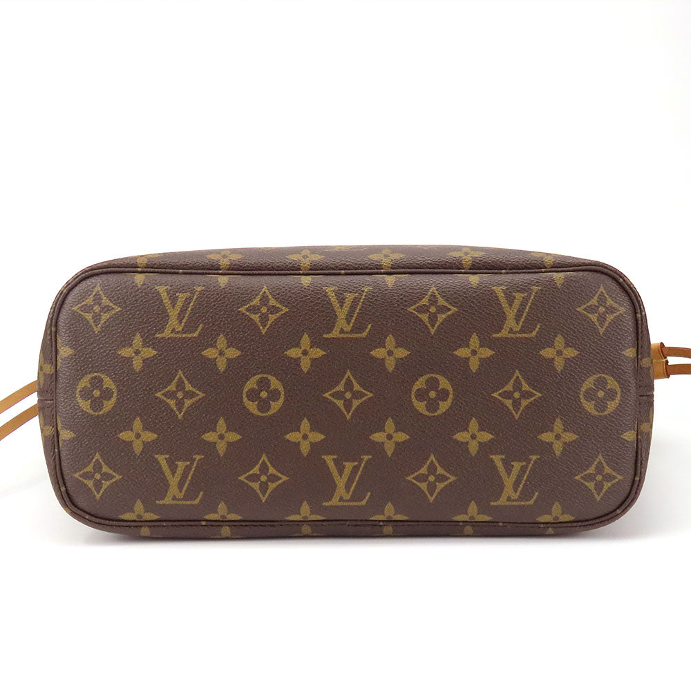 Louis Vuitton Tote Bag M41245 Monogram Brown Neverfull Pm Women Used Authentic