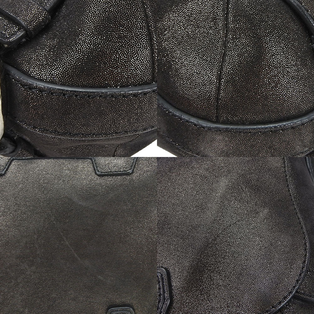 Celine Handbag Leather Black