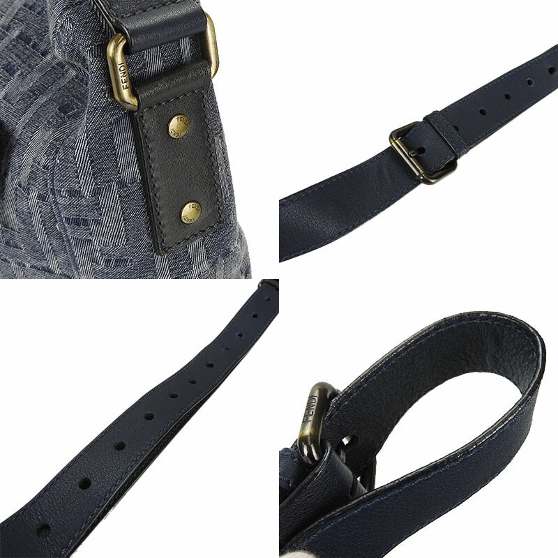 Fendi Shoulder Bag 7 Va226 Denim Blue