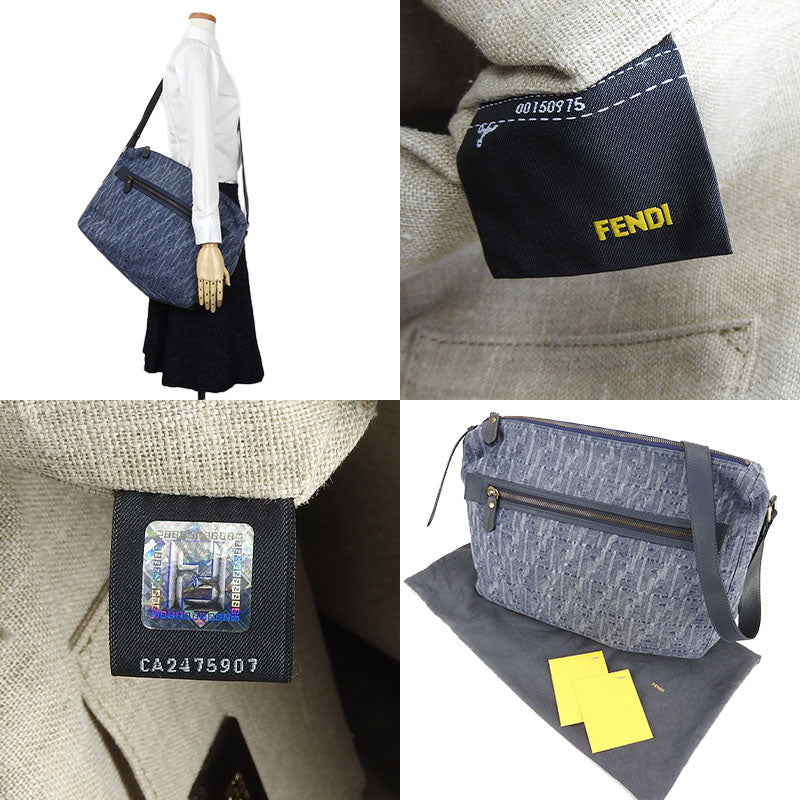 Fendi Shoulder Bag 7 Va226 Denim Blue