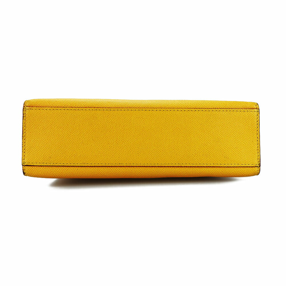 Celine Shoulder Bag Leather Yellow