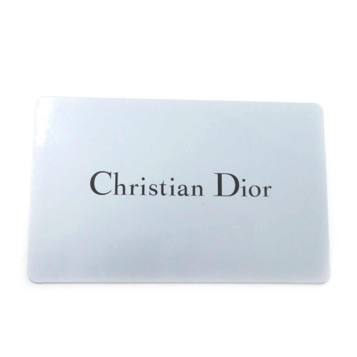 Christian Dior Pouch Main: Leather Black X Gold Women Used Authentic