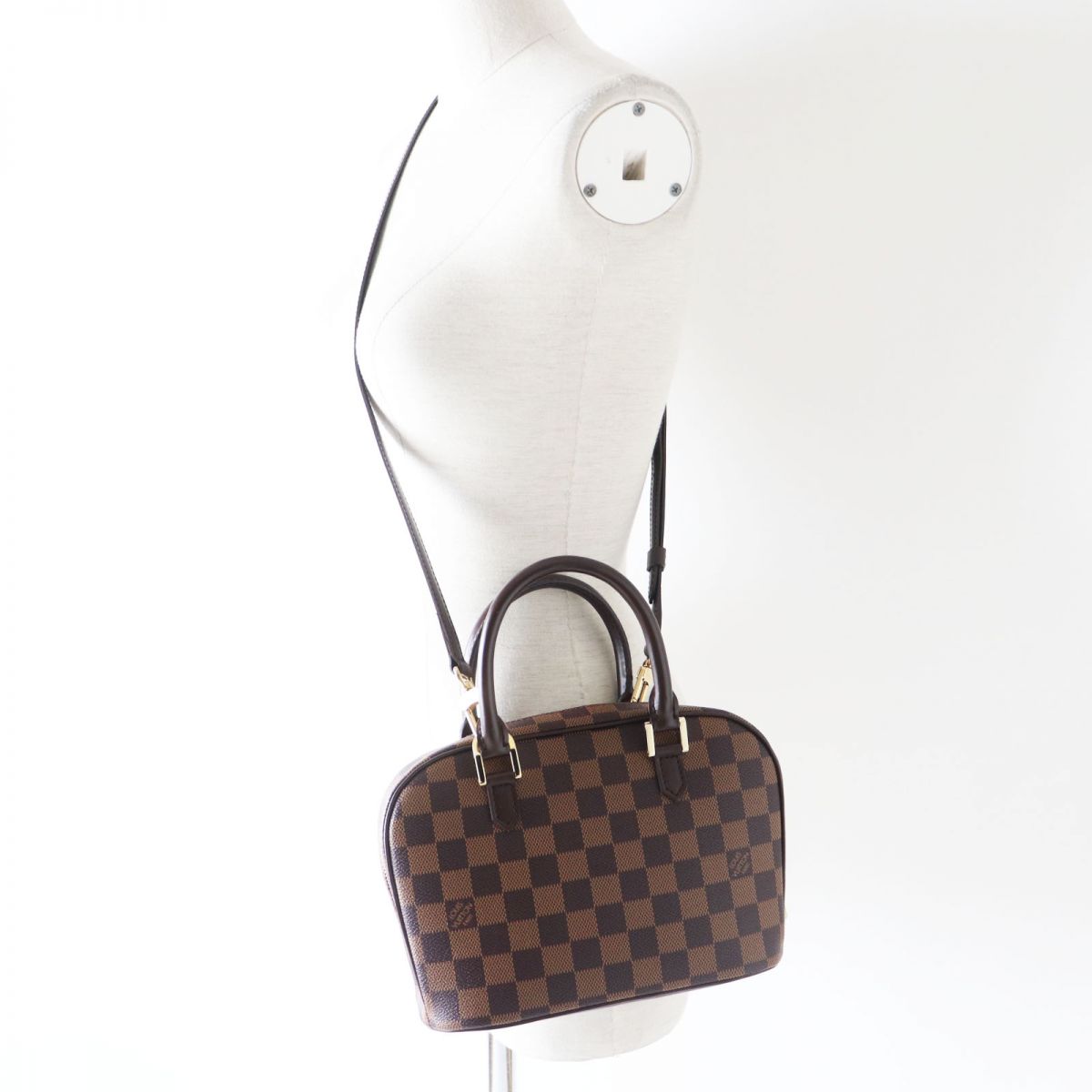 Louis Vuitton Shoulder Bag Main: Damier Canvas Damier (Brown Type) Women Used Authentic