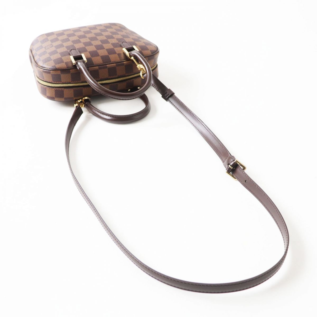 Louis Vuitton Shoulder Bag Main: Damier Canvas Damier (Brown Type) Women Used Authentic