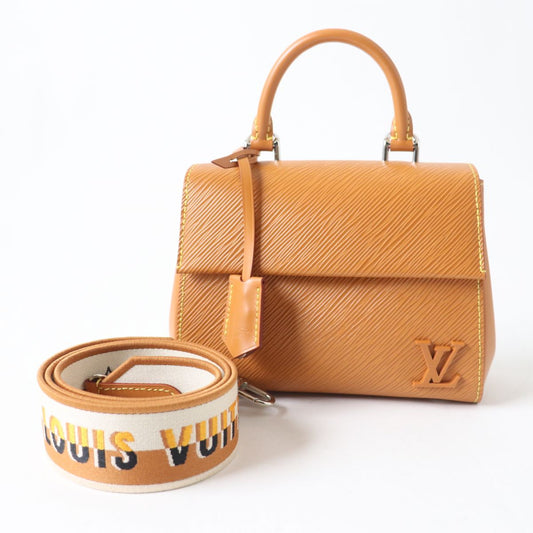 Louis Vuitton Shoulder Bag Main�F Epi Leather Golden Honey Women Used Authentic